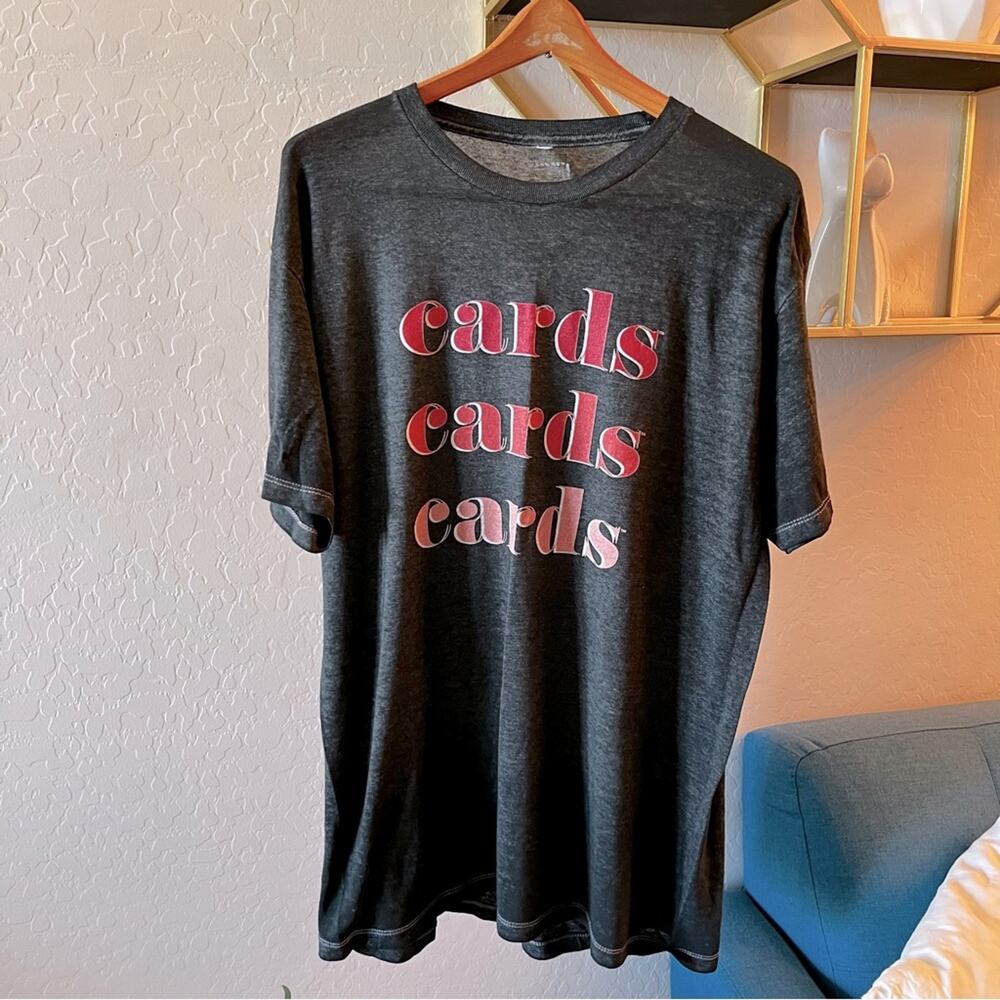 Gameday Couture x Social House Louisville Cardinals charcoal  CARDS tee shirt XL